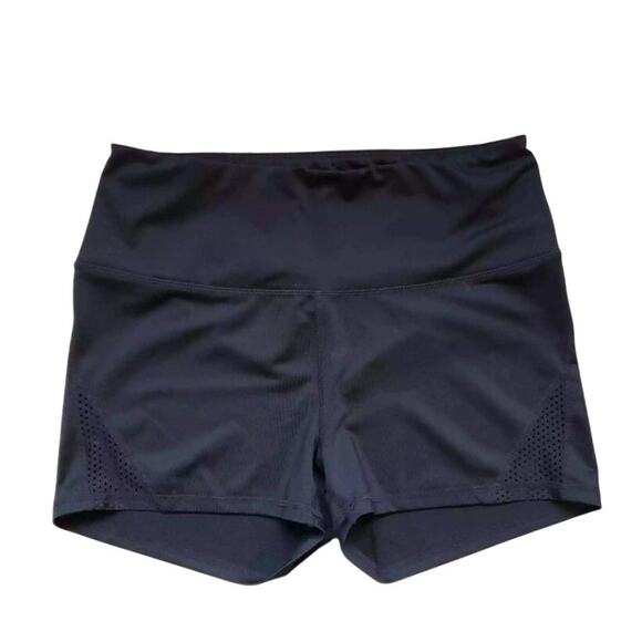 Z by Zella High Waist Stretch Shorts Workout XL (14/16) Juniors Black Bike GYM - Picture 2 of 4